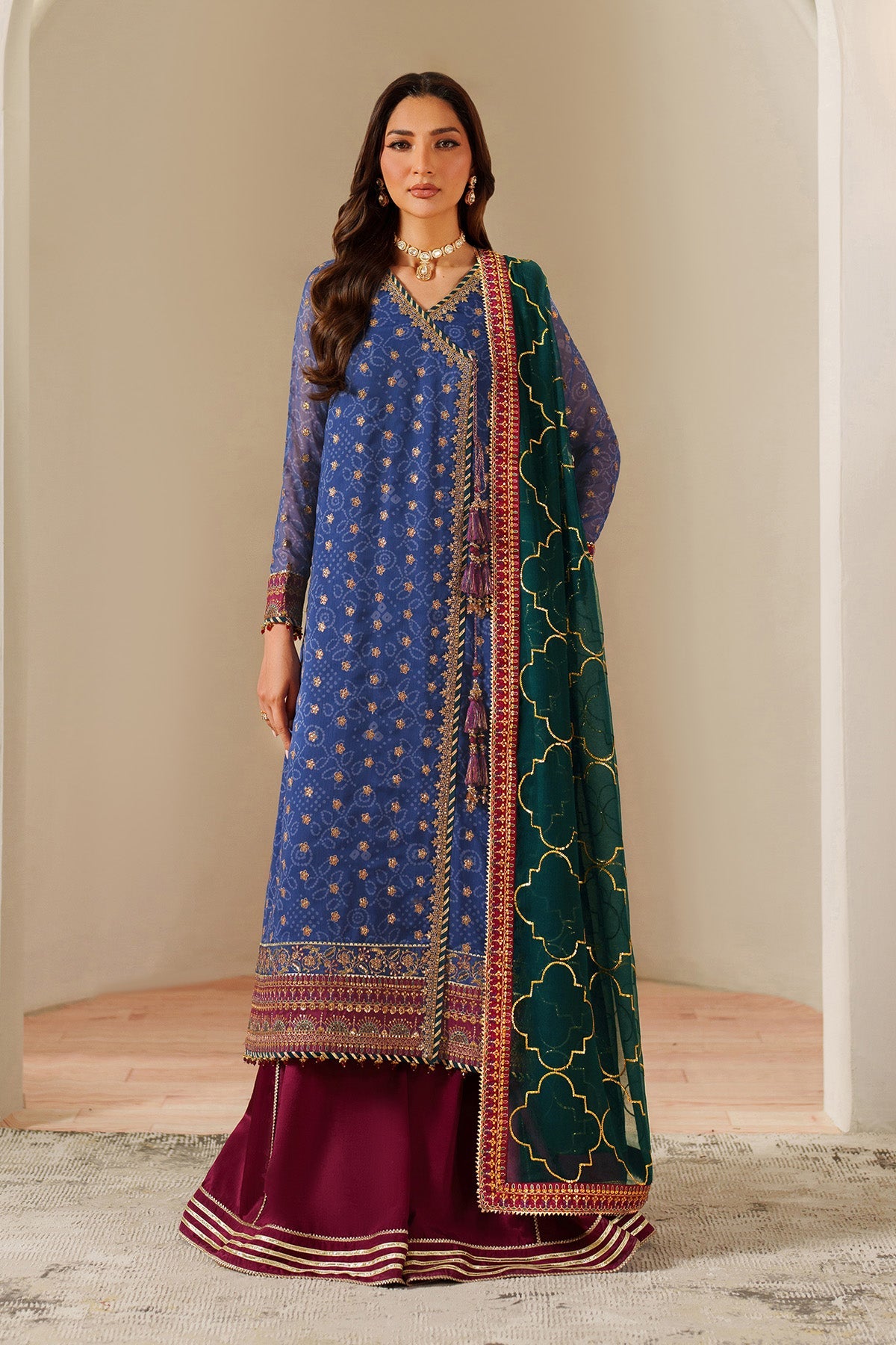 Fleur - Embroidered Printed Chiffon